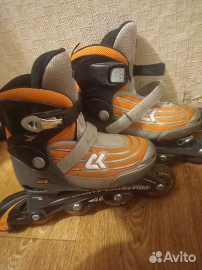 Роликовые коньки детские раздвижные