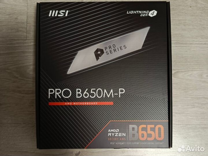 Материнская плата AM5 MSI PRO B650M-P