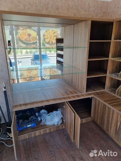 Полки стеллажи деревянные