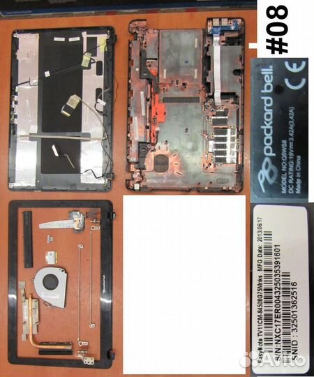 Ноутбук в разбор