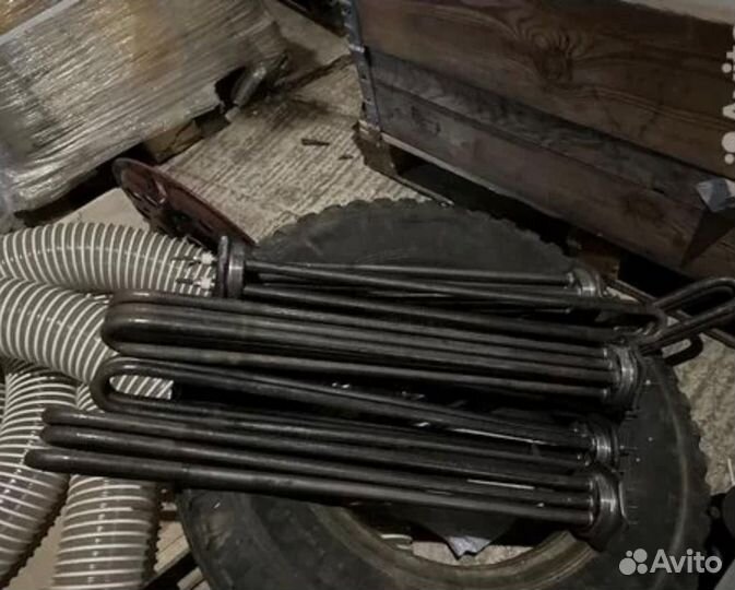 Тэн 15кВт длина 48см, гайка 74