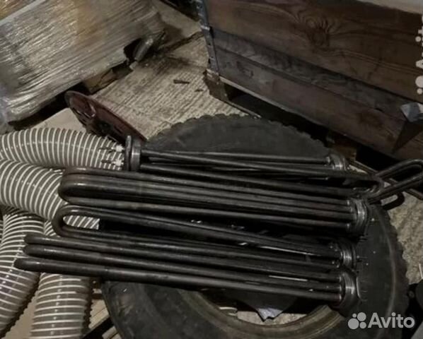 Тэн 15кВт длина 48см, гайка 74