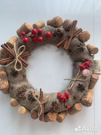 Декоративный интрьерный венок