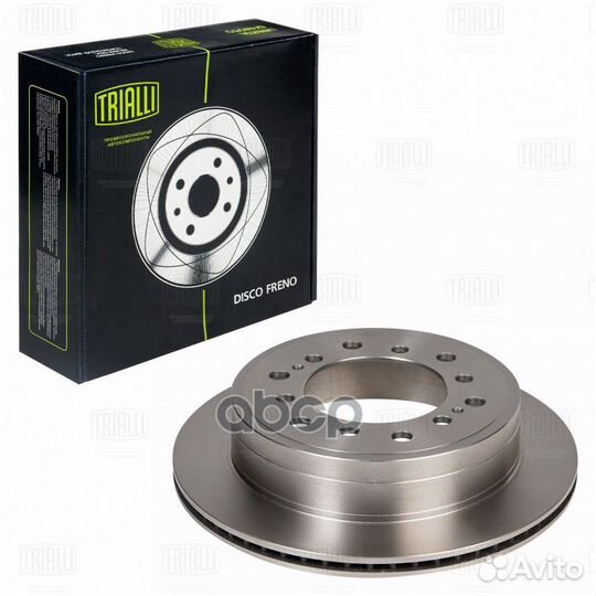 Диск тормозной зад DF190610 Trialli