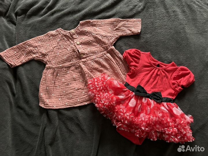 Платье Zara 86 боди Disney 86 92 для девочки