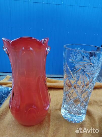 Хрустальная ваза