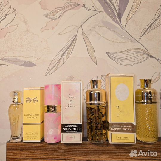 L'air du temps Nina Ricci винтаж Fleur de fleurs