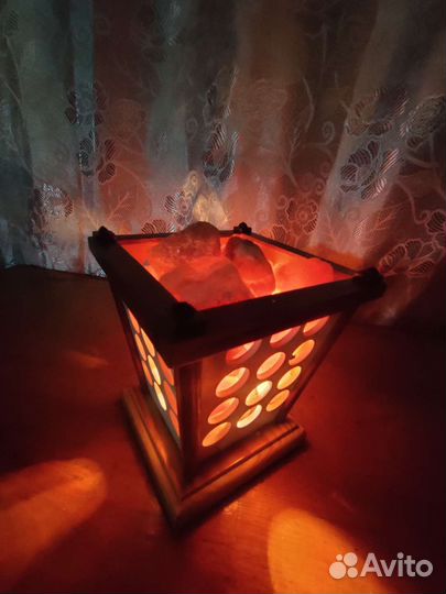 Соляная лампа-ночник