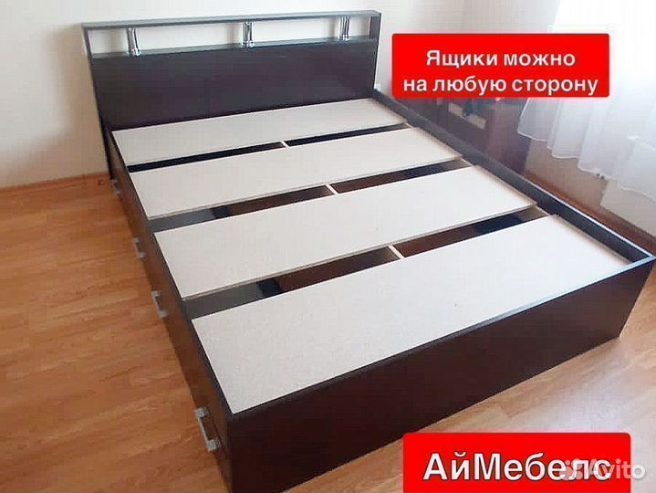 Кровать с ящиками 160х200