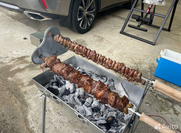 Мангал барбекю автоматический