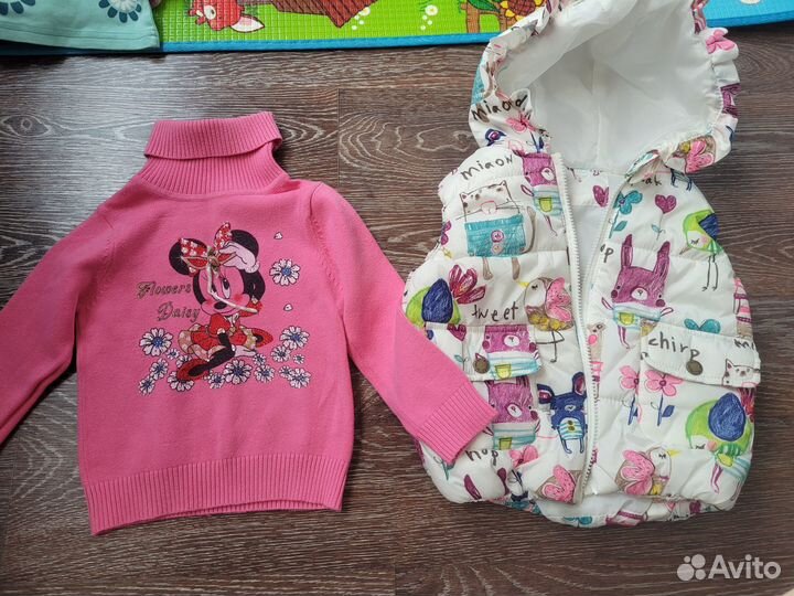 Вещи пакетом на девочку 86 92