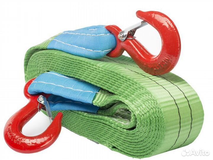 Буксир ленточный 8т, 5м, крюк-крюк