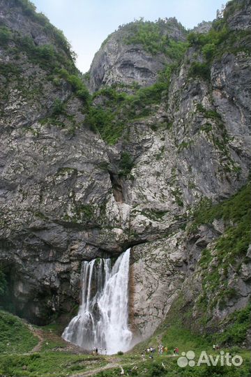 Абхазия джиппинг / Абхазия Гегский Водопад и Рица