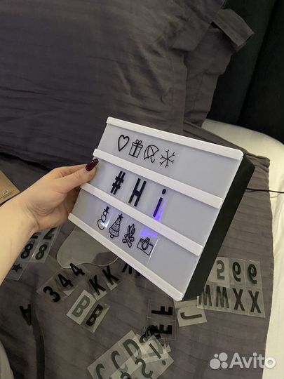 Светодиодное табло с буквами modi