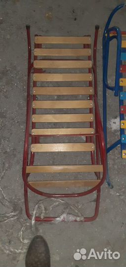 Детские зимние санки