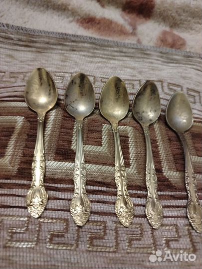 Набор чайных ложек. Клеймо Нерж