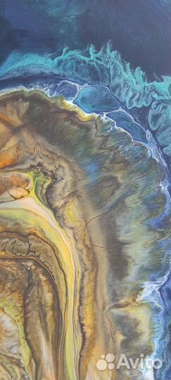 Картины флюид арт