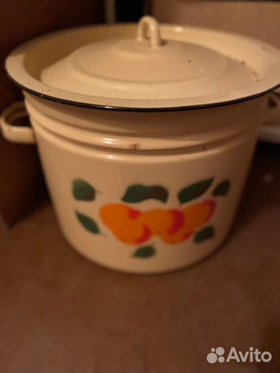Кастрюля эмалированная СССР