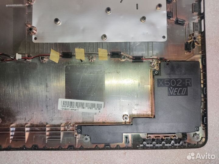 Поддон, динамики для ноутбука asus X502С