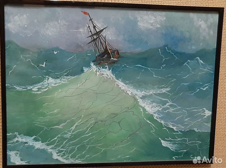 Картина гуашь