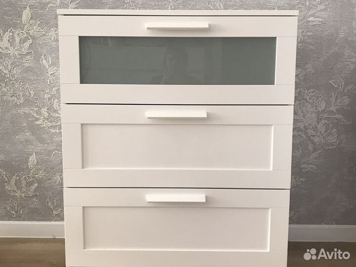 Комод IKEA бримнэс белый