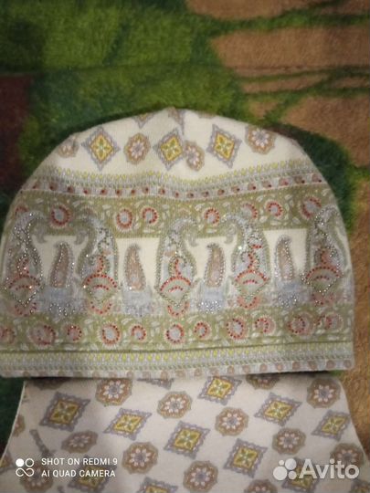 Комплект шапка и шарф