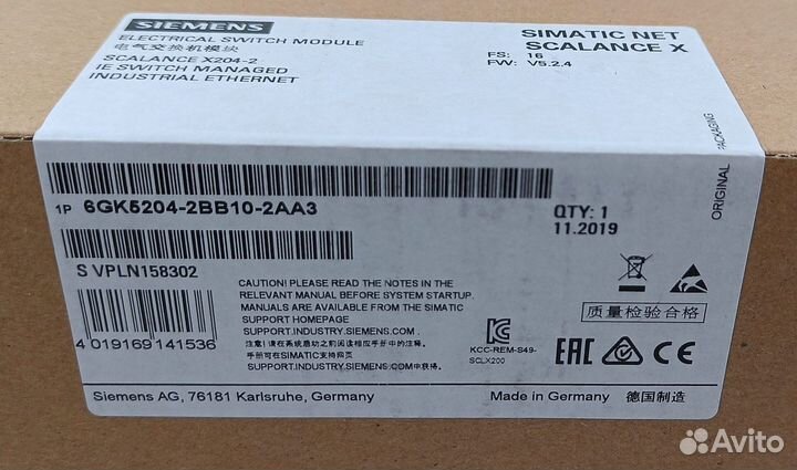 6GK5204-2BB10-2AA3 управляемый коммутатор scalance