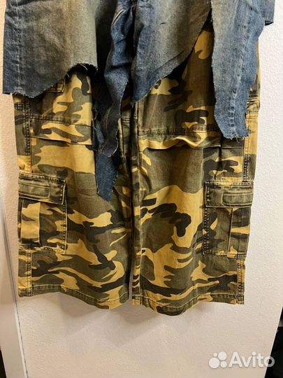 Grailz Project G/R destroyed camo pants
