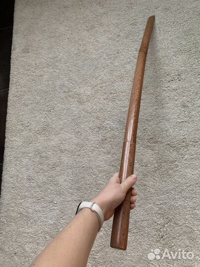 Трость для ходьбы деревянная