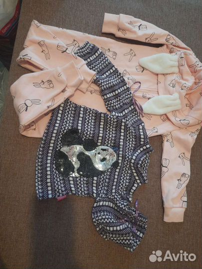 Вещи пакетом на девочку 98 104