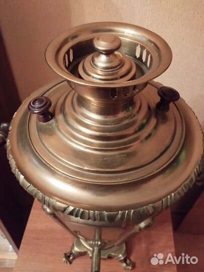 Самовар на дровах старинный