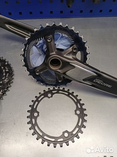 Шатуны shimano deore m5100 175мм 32t