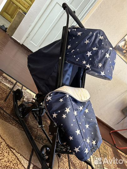 Детские санки коляска бу