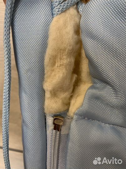 Зимний конверт шерсть овчина