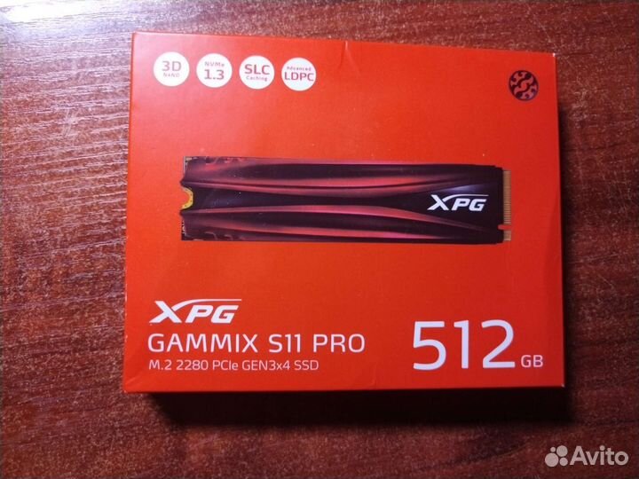 SSD M2 XPG Gammix S11 Pro на 512 Гб