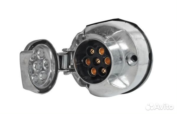Розетка для фаркопа 7pin силумин, KTC002F