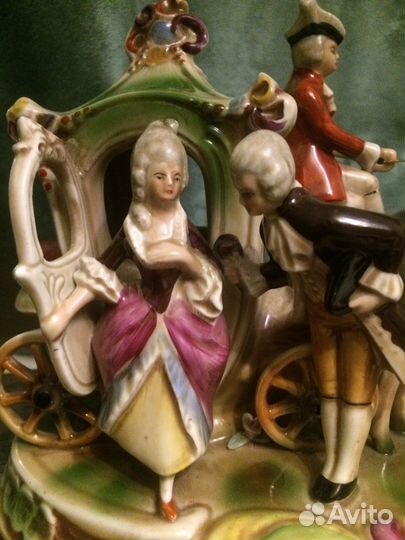 Фарфор Карета Германия Антиквариат