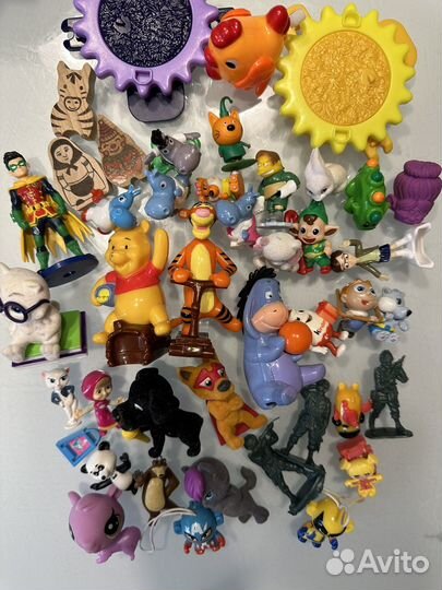 Игрушки Киндер, Макдональдс и тд