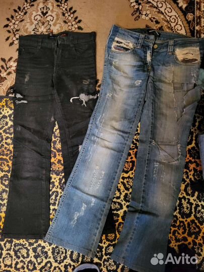 Джинсы пакетом для рукоделия