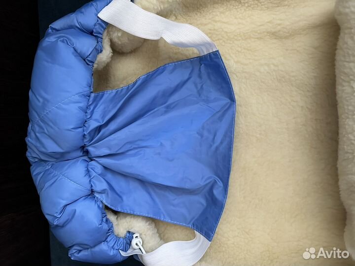 Зимний конверт в коляску на овчине