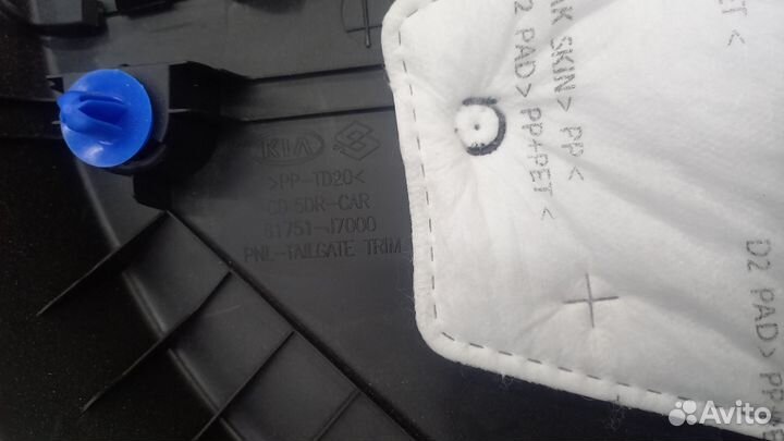 Обшивка багажника Kia Ceed 3 HB
