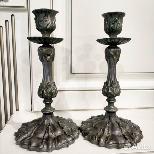 Подсвечник металлический СССР