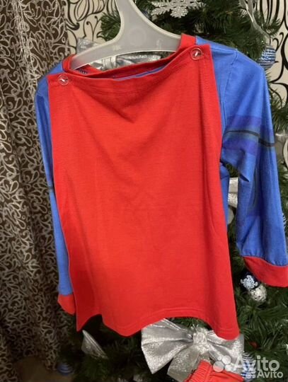 Новогодний костюм для мальчика супермен