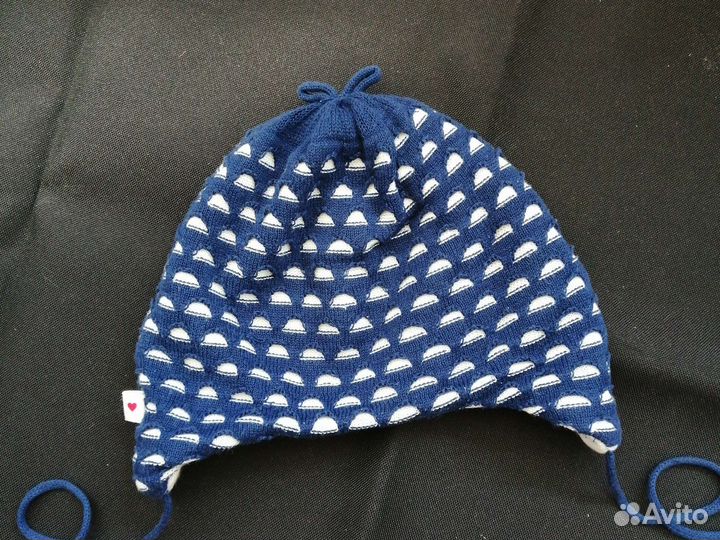 Шапка Reima Tiainen синяя на 1-2 года