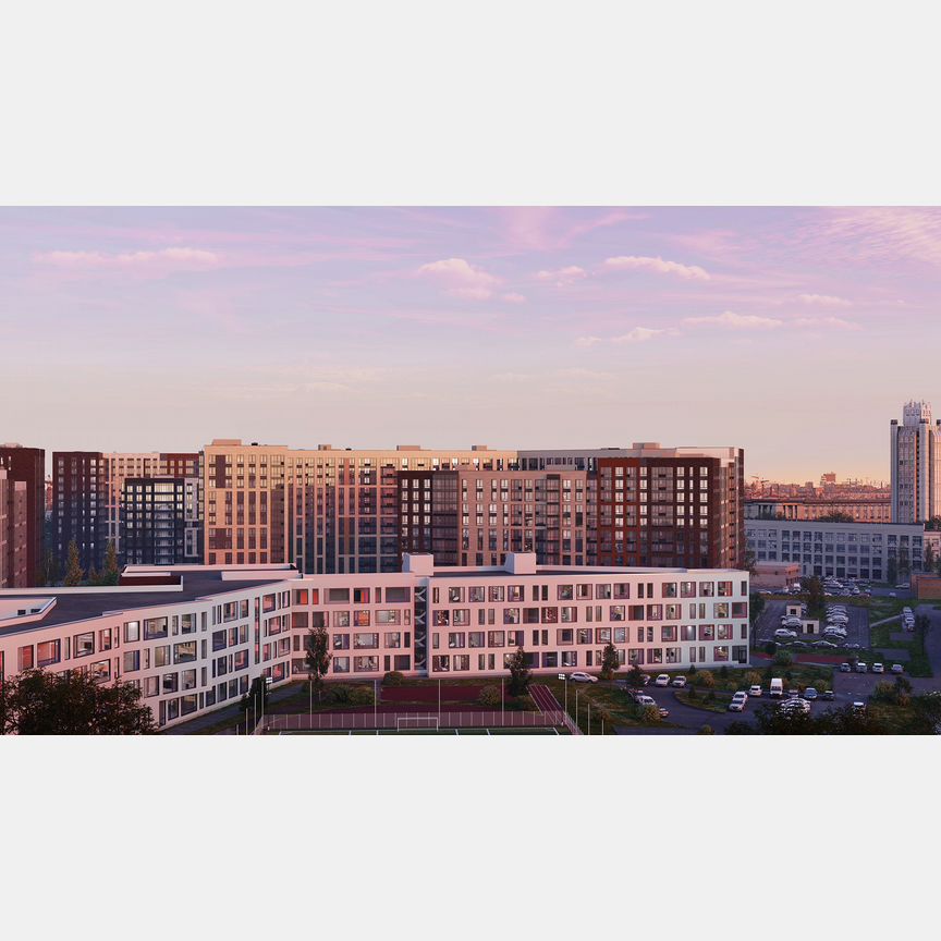2-к. квартира, 68,7 м², 2/16 эт.
