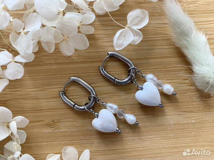 Серьги кольца конго