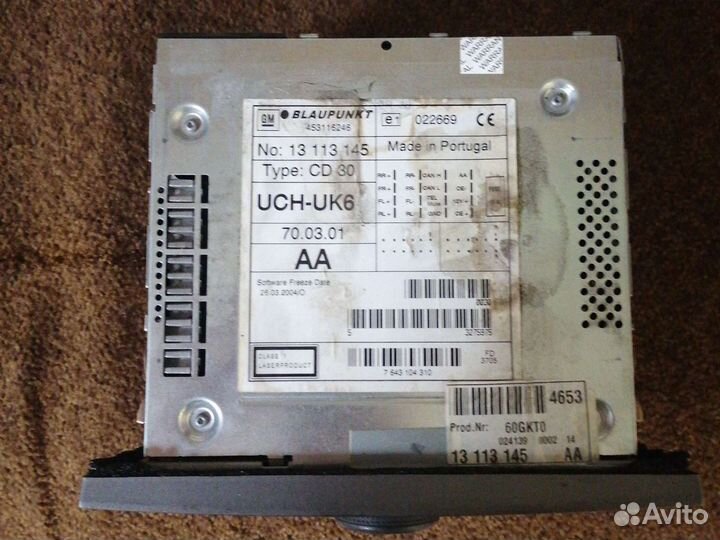 Магнитола опель