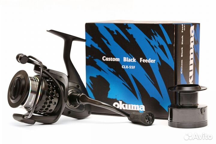 Катушка для рыбалки Okuma Custom Black Feeder 40F