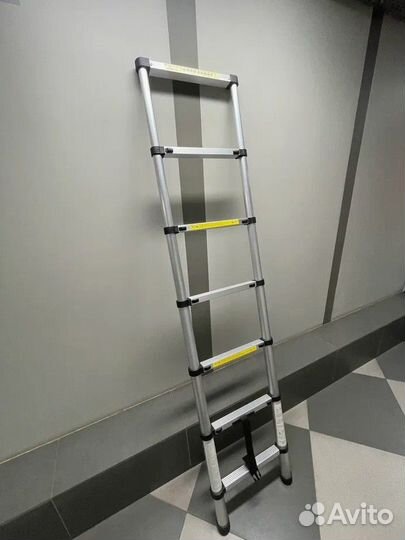 Лестница телескопическая усиленная 2 м