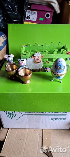 Пасхальный декор. Яйцо- шкатулка